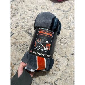 NFL Chicago Bears Super Plush Throw Blanket NWT